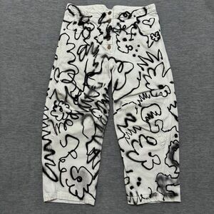 Rachel Comey sz 8 Pants Crop Barrel Jeans Paint